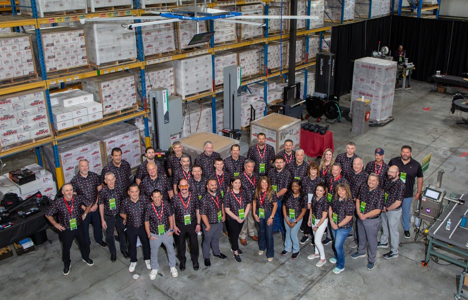 Corporate polos that make teams visible on the floor