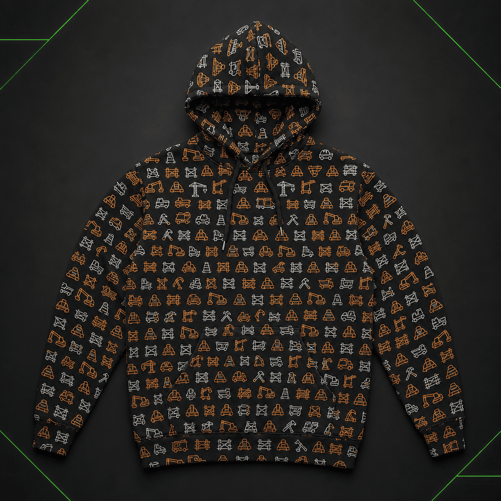 Custom Hoodies for Construction Crews