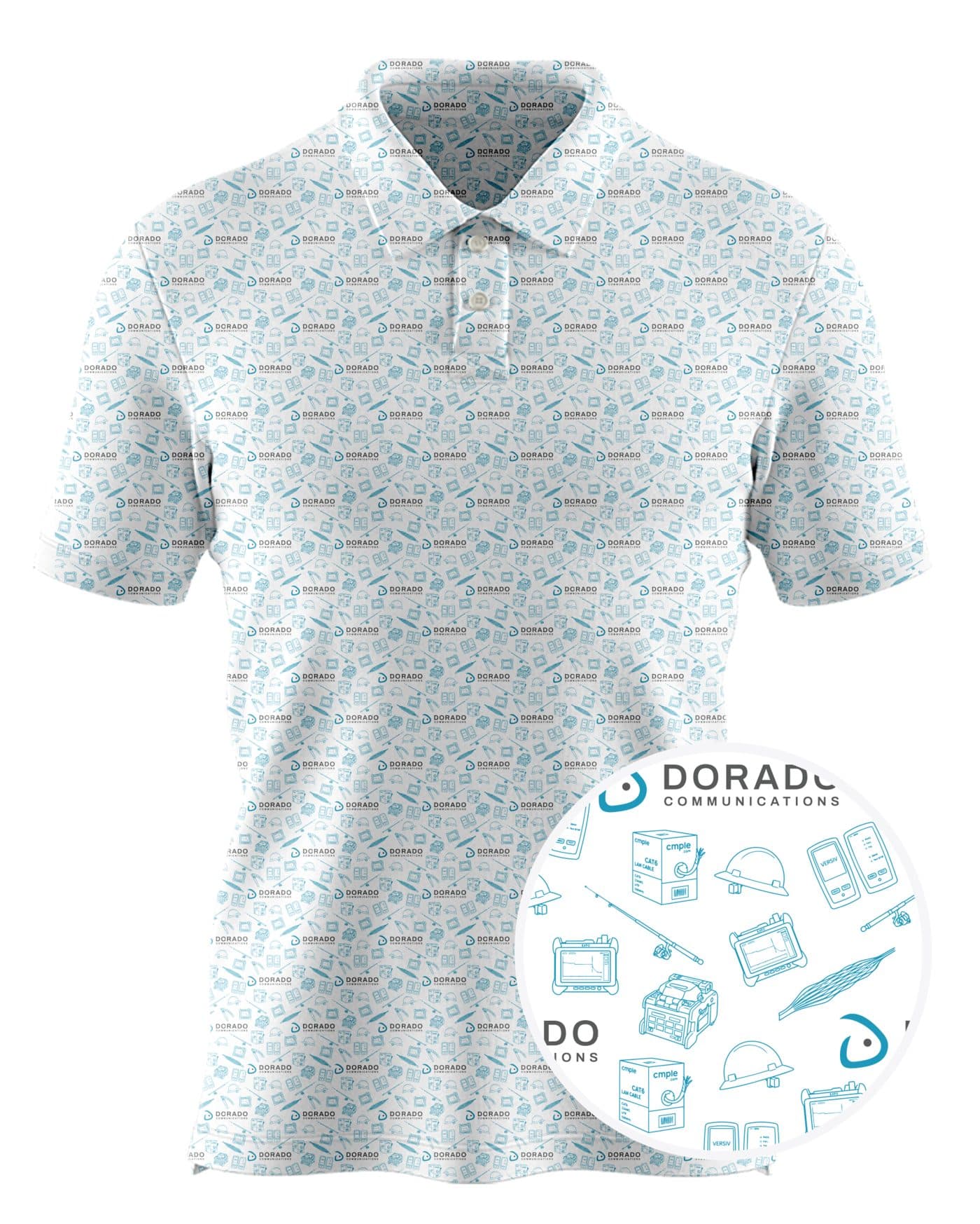 Dorado custom all-over print polo