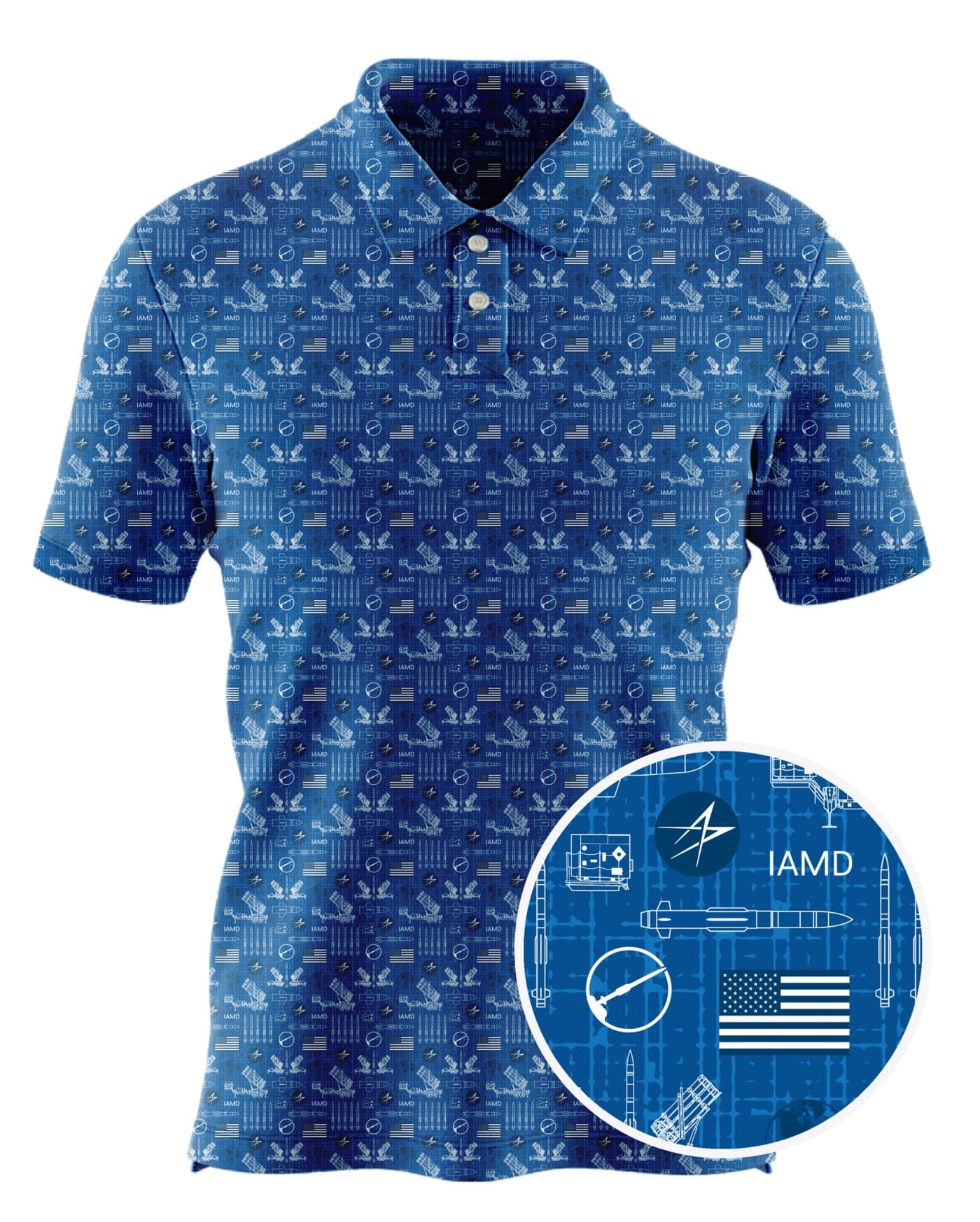 Lockheed Martin custom all-over print polo