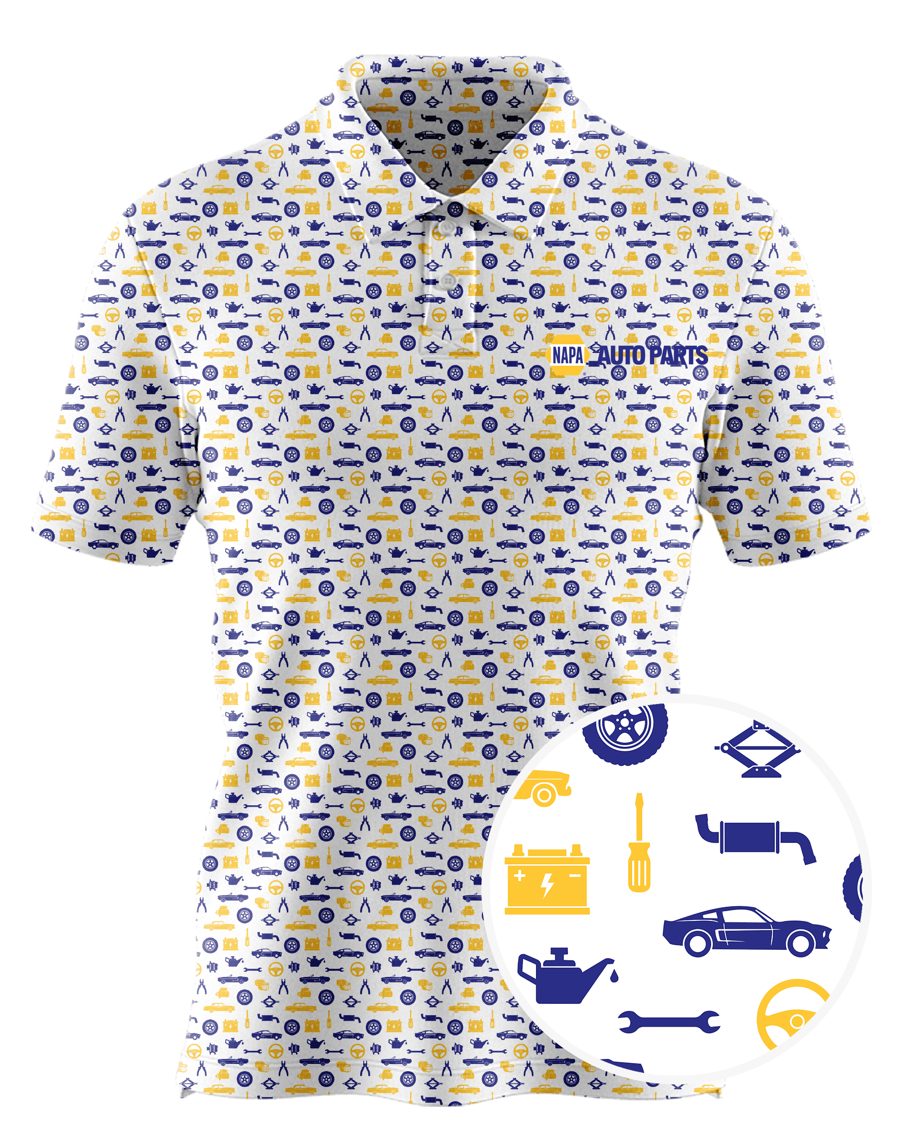 Cappel Auto Supply, Inc. custom all-over print polo