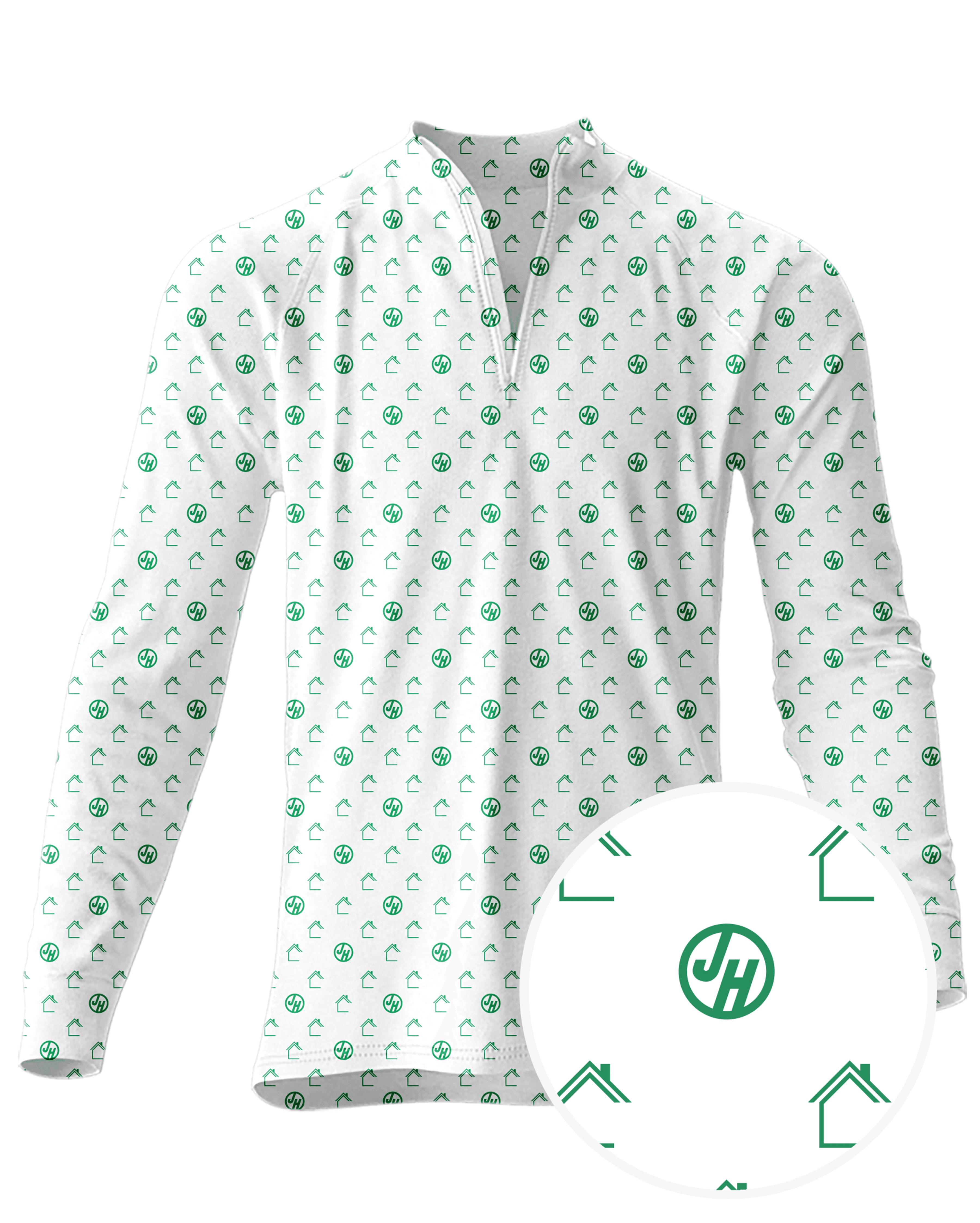 James Hardie custom all-over print polo