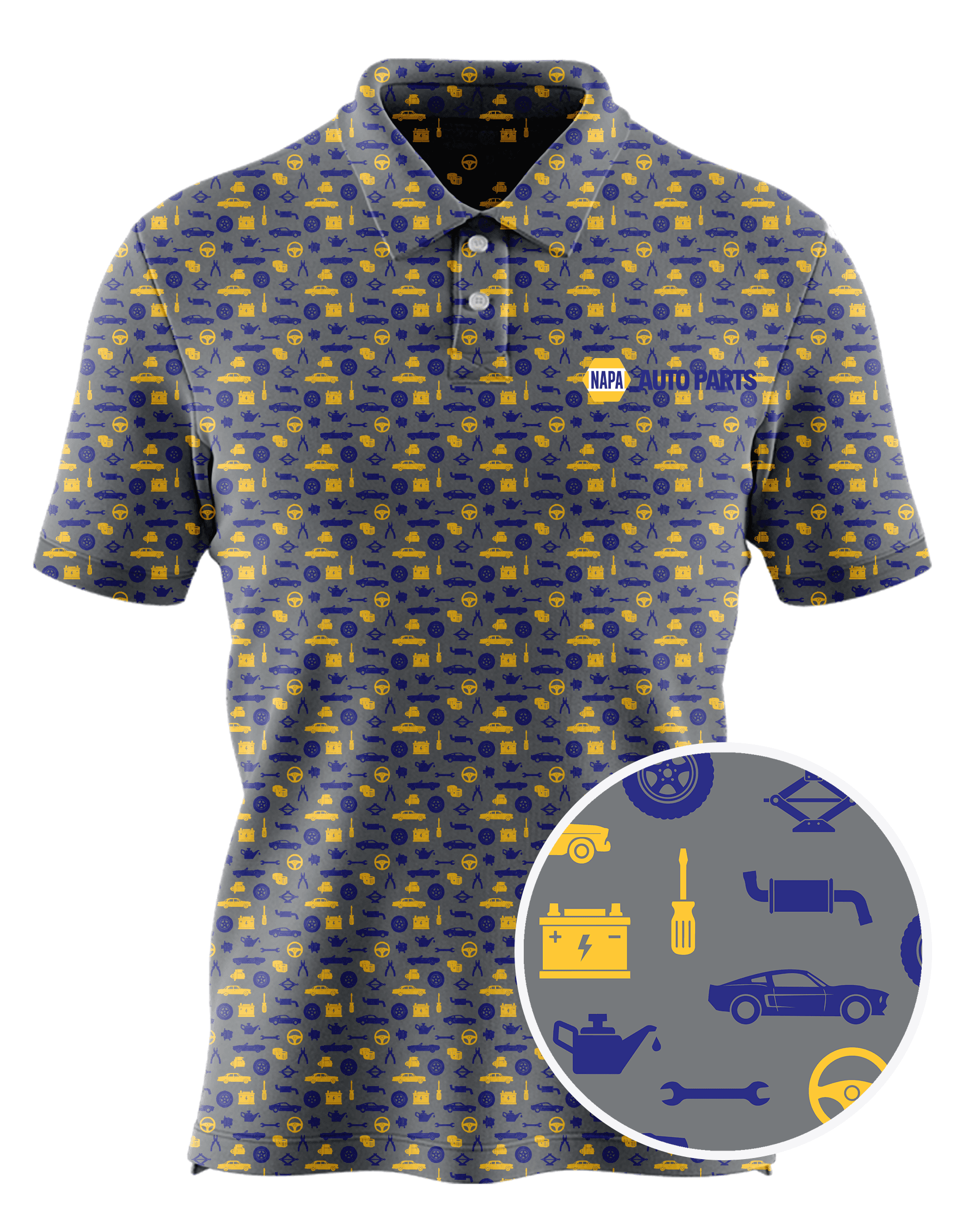 Cappel Auto Supply, Inc. custom all-over print polo