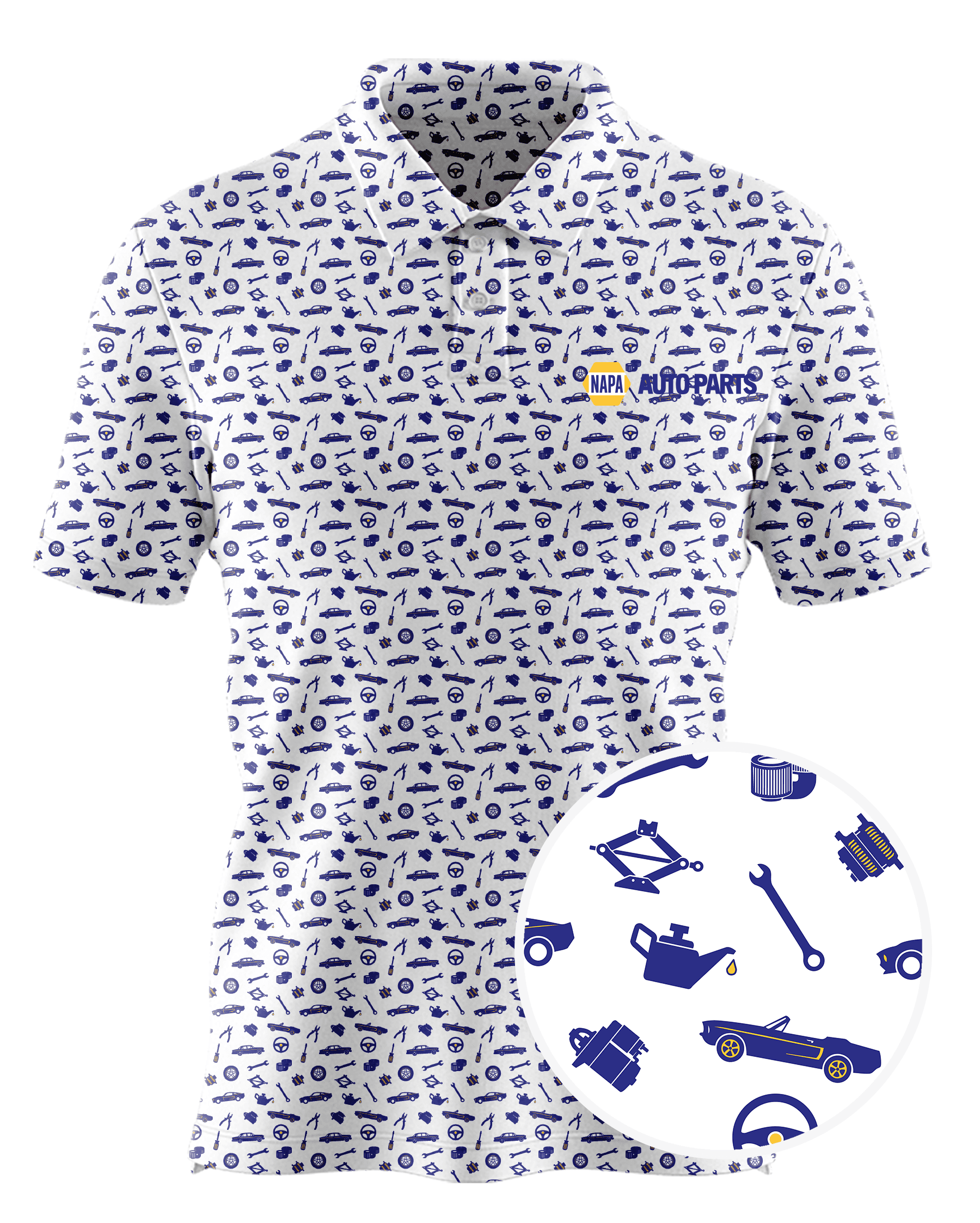 Cappel Auto Supply, Inc. custom all-over print polo