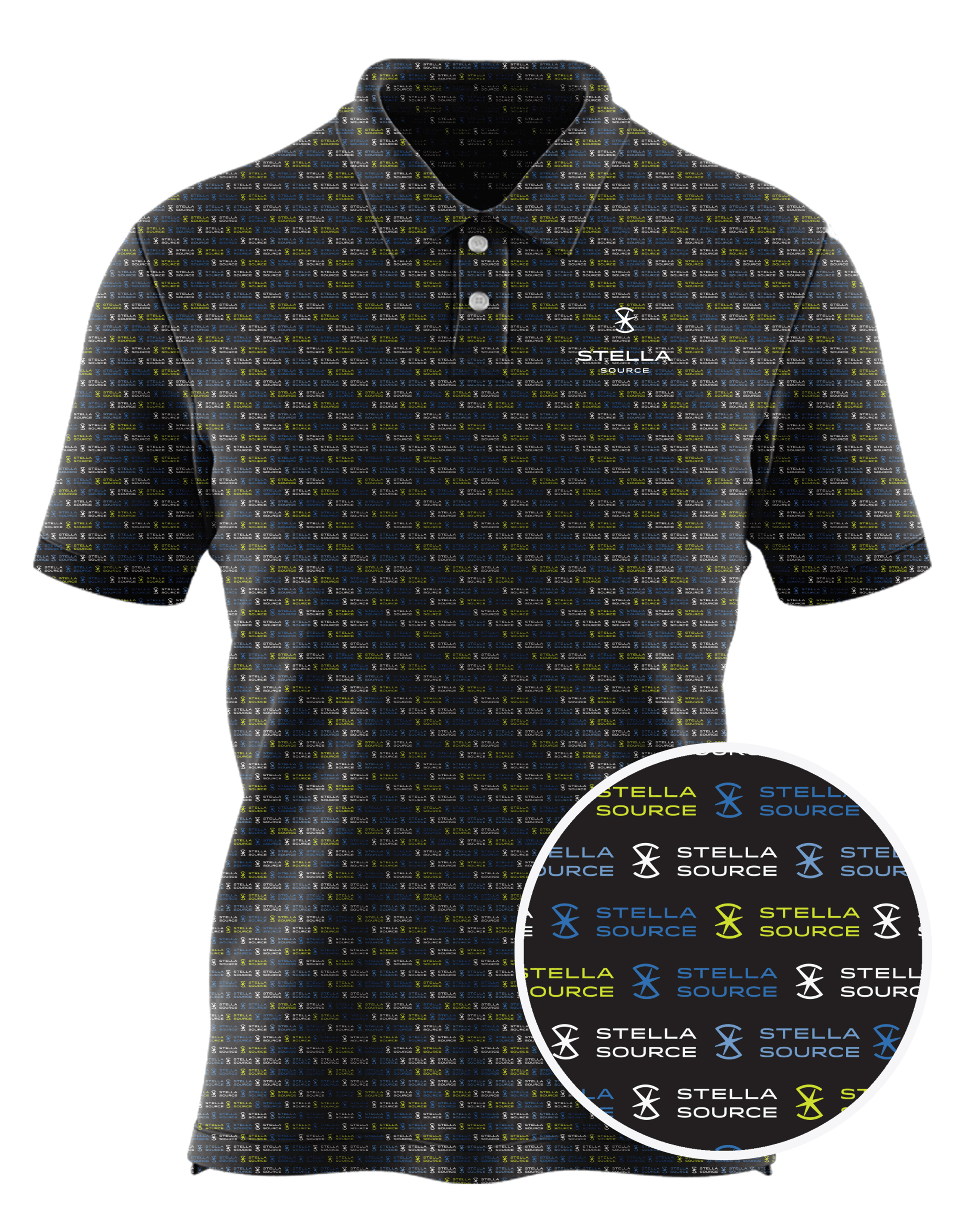 Stella Source custom all-over print polo