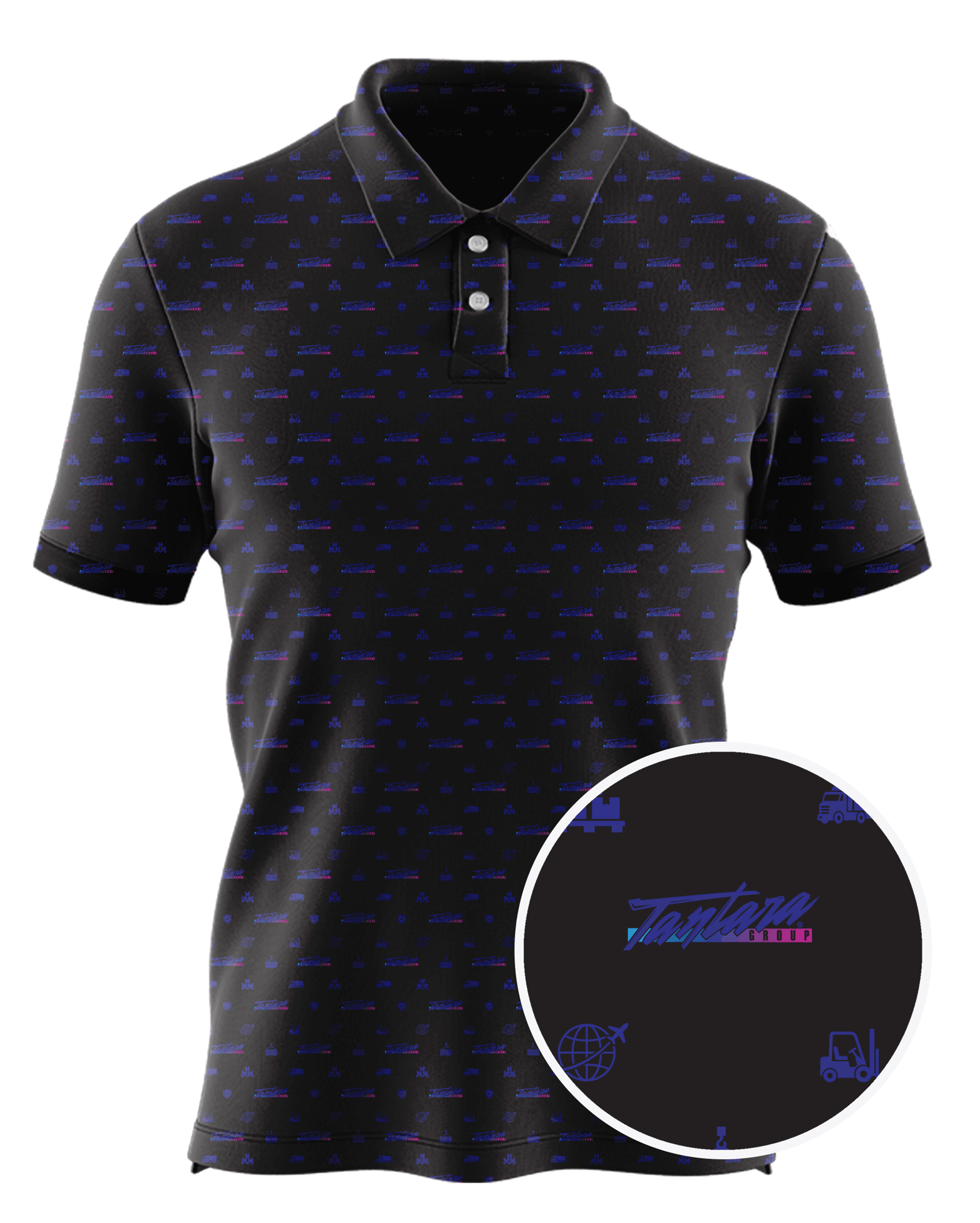 Tantara Transportation Group, Inc. custom all-over print polo