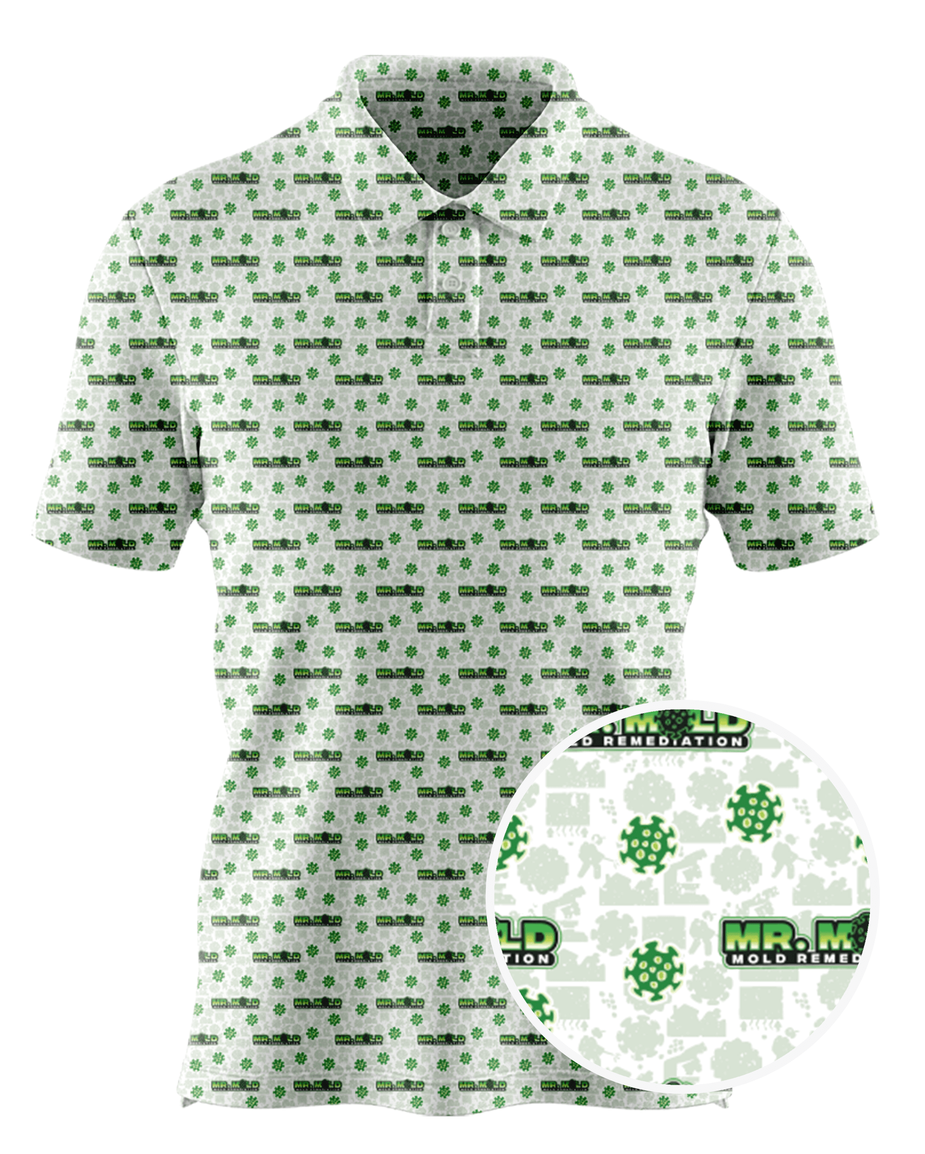 Mr Mold Of Traverse City custom all-over print polo