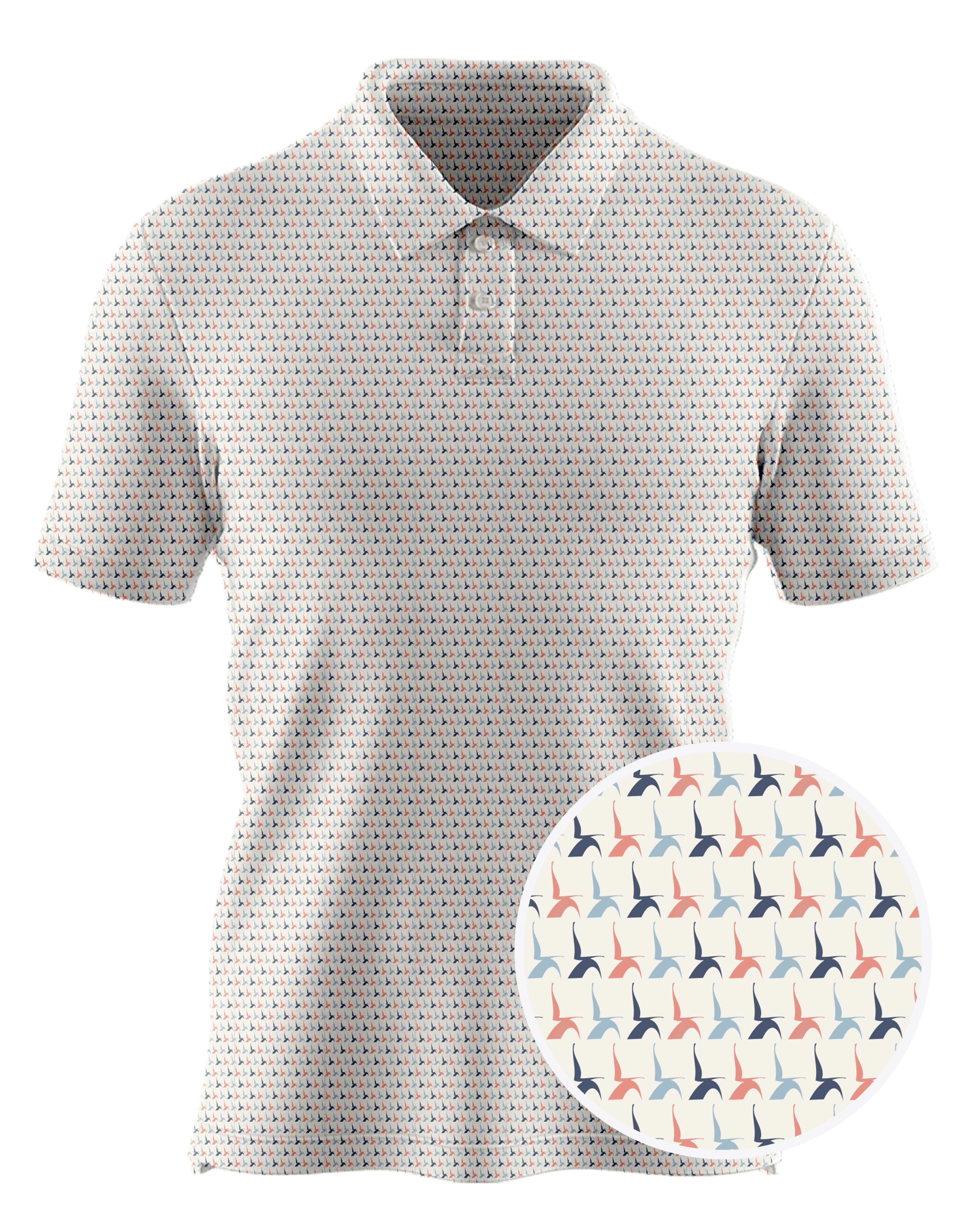 Morgan Chair custom all-over print polo