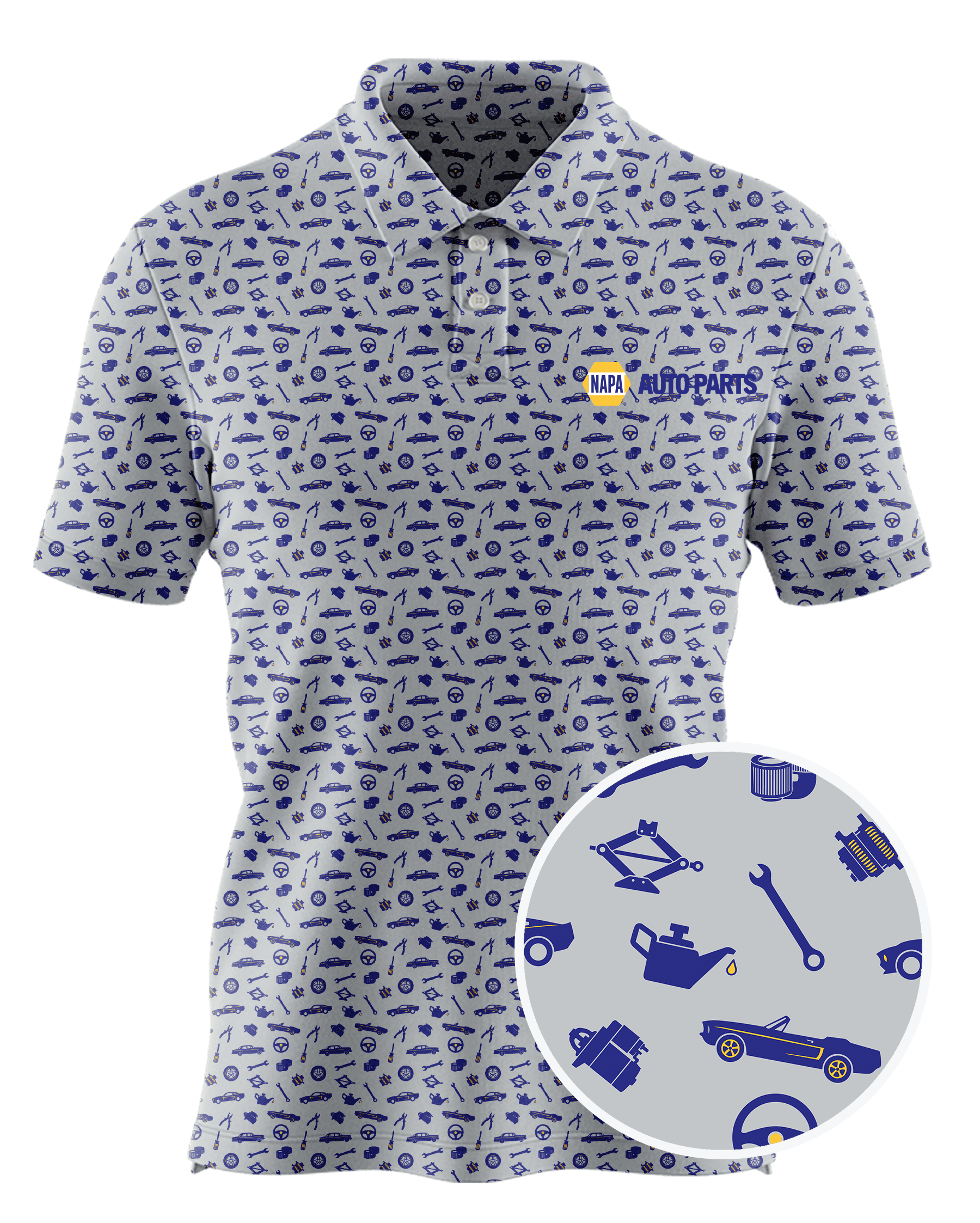 Cappel Auto Supply, Inc. custom all-over print polo