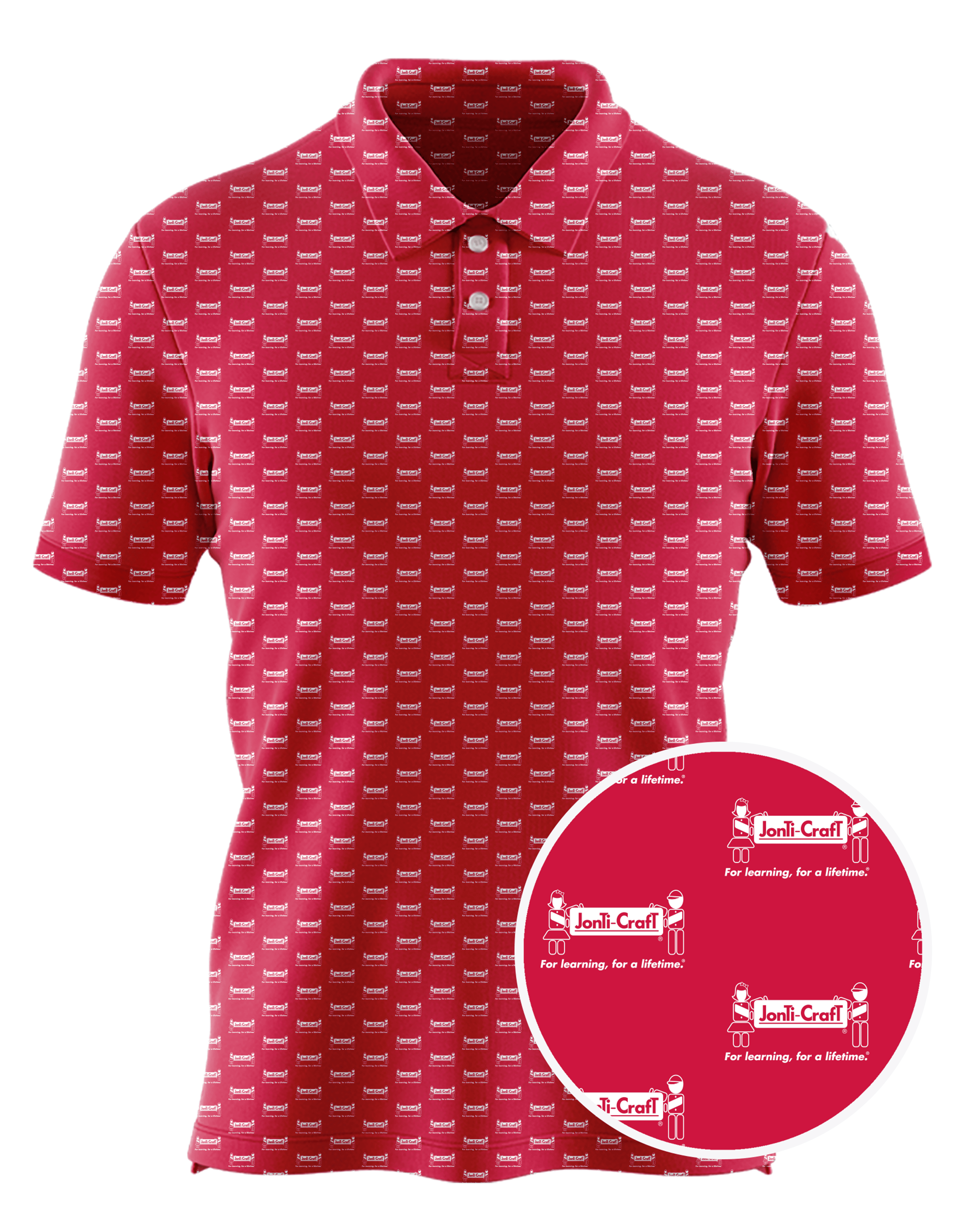 Jonti-Craft, Inc custom all-over print polo