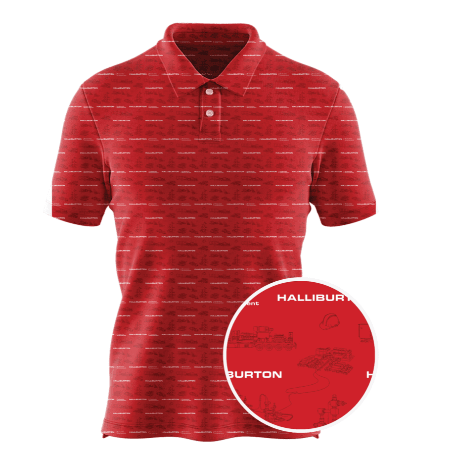 Argos custom all-over print polo