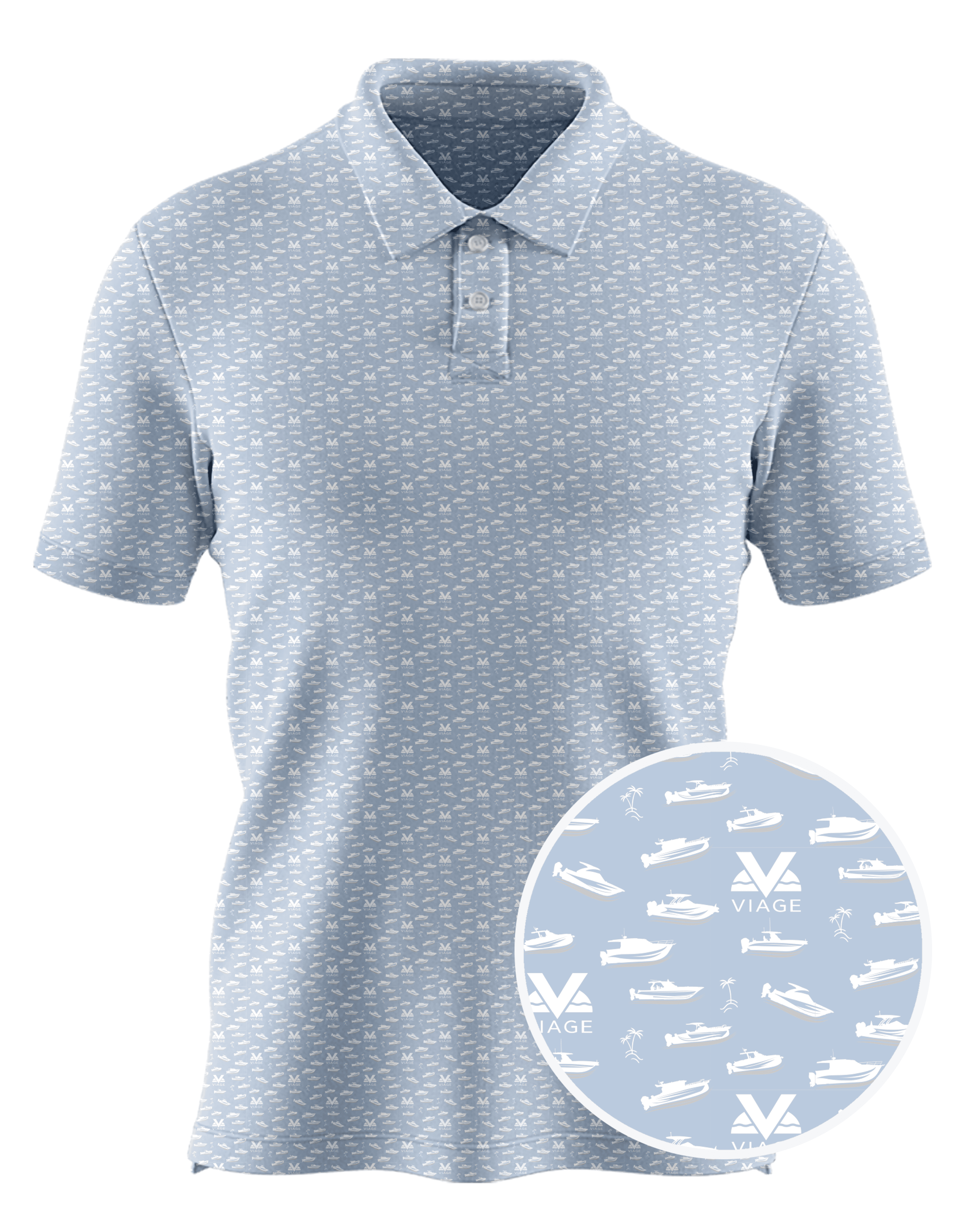 Viage Group custom all-over print polo