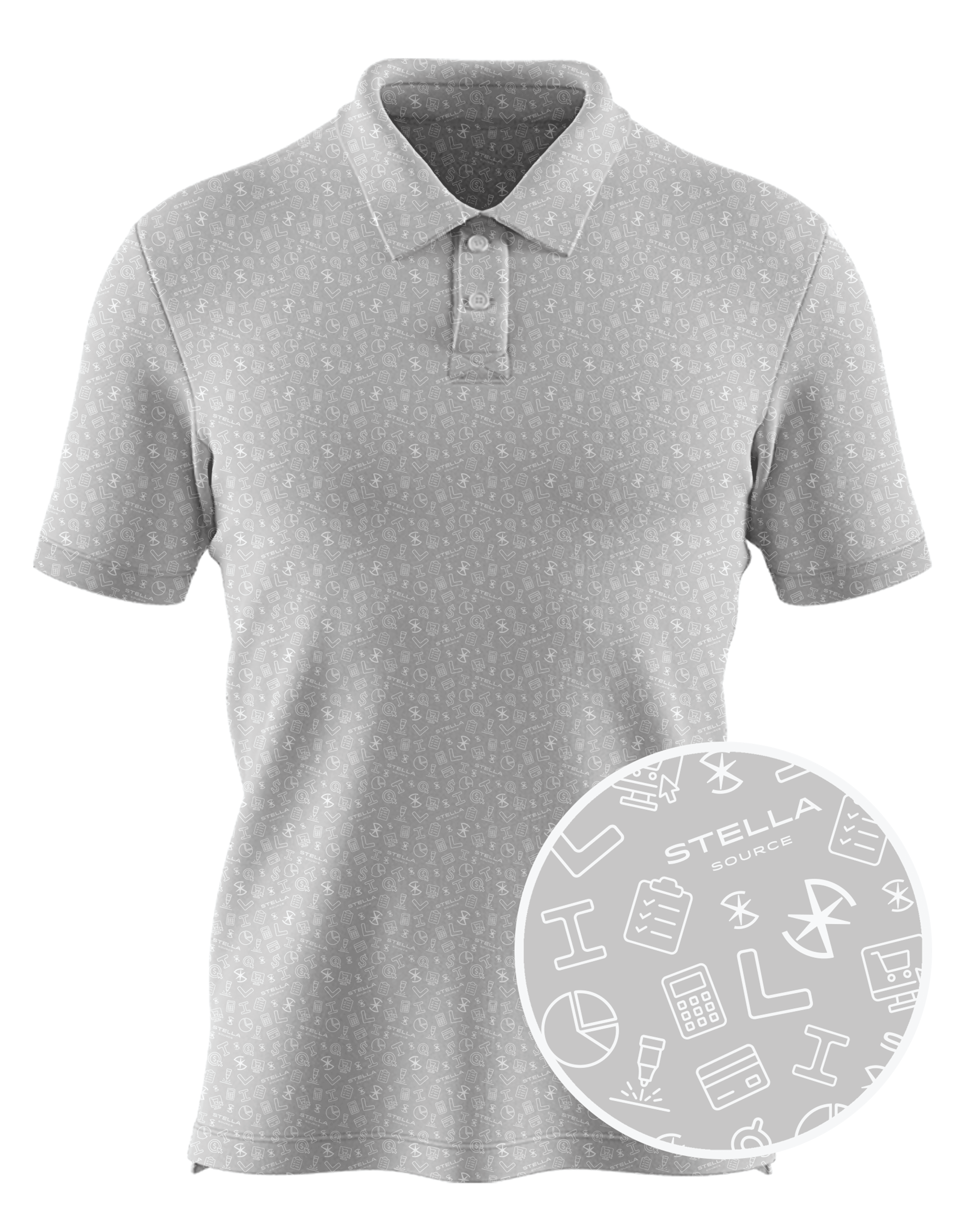 Stella Source custom all-over print polo