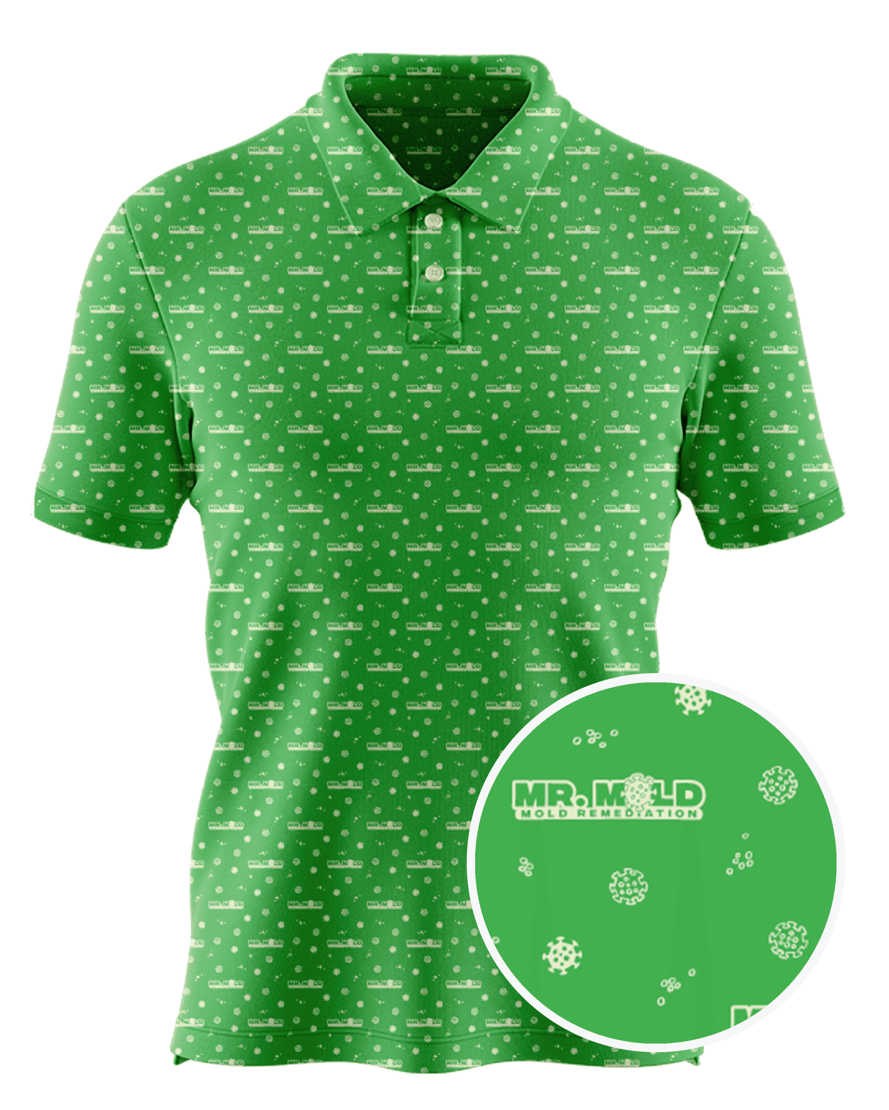 Mr Mold Of Traverse City custom all-over print polo