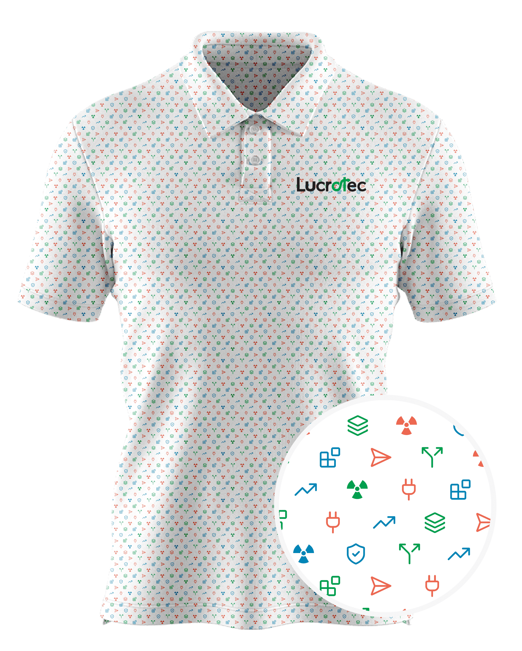 lucrotec custom all-over print polo