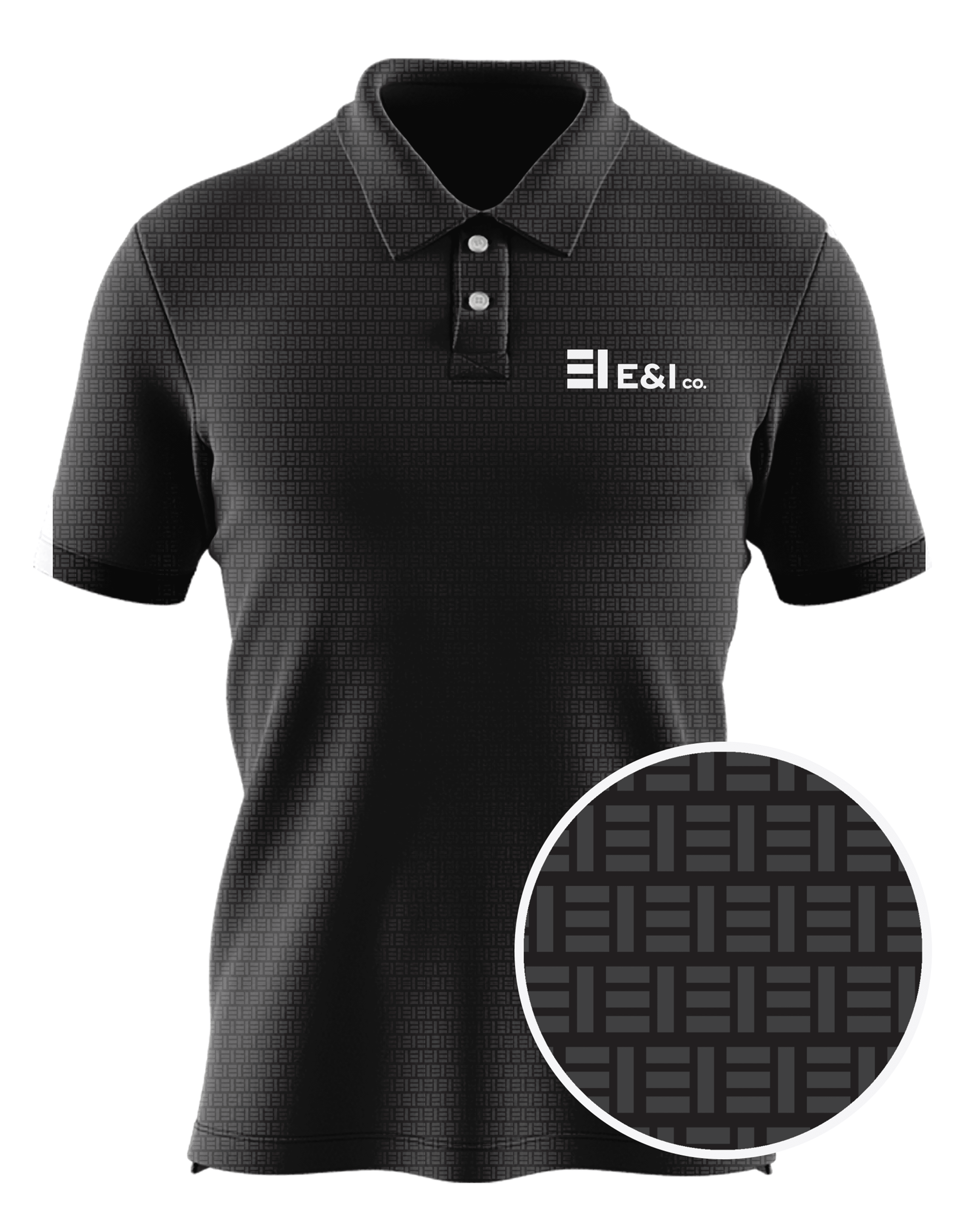 E&I Sales Co. custom all-over print polo
