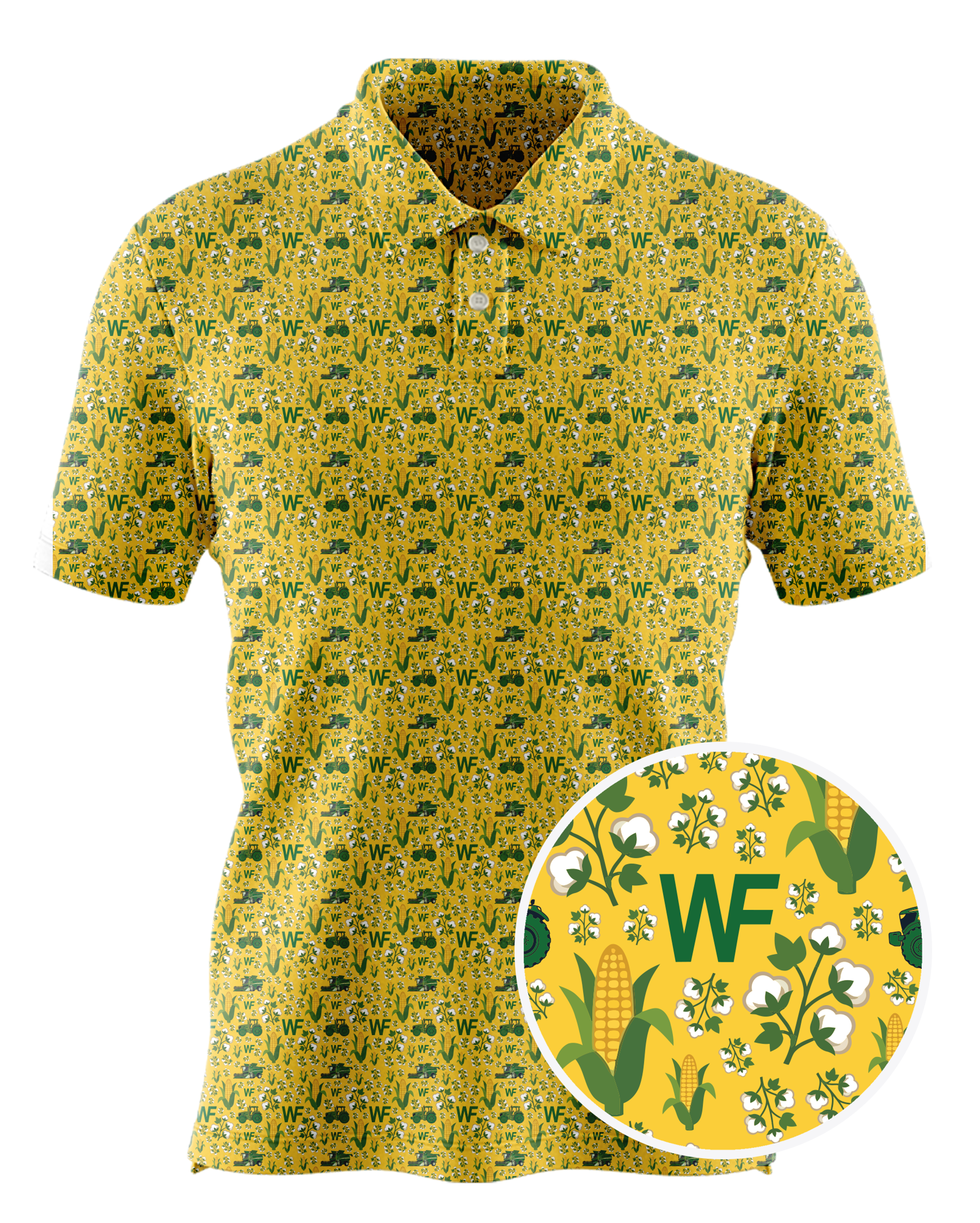 WILLIAMS FARMS custom all-over print polo